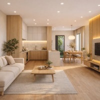 Interior rumah bergaya Jepang minimalis