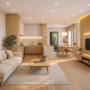 Interior rumah bergaya Jepang minimalis